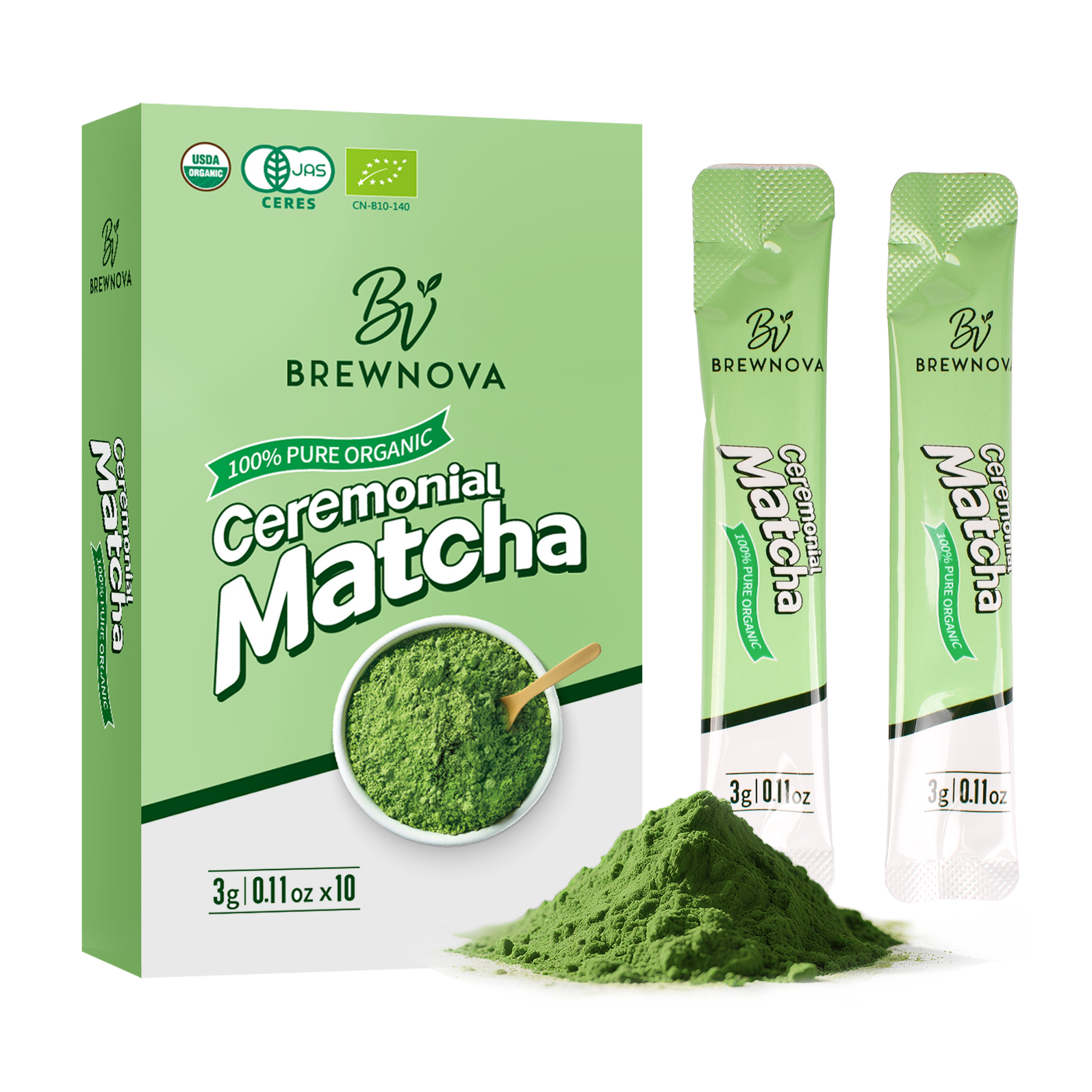 Organic Ceremonial Matcha 3g × 10